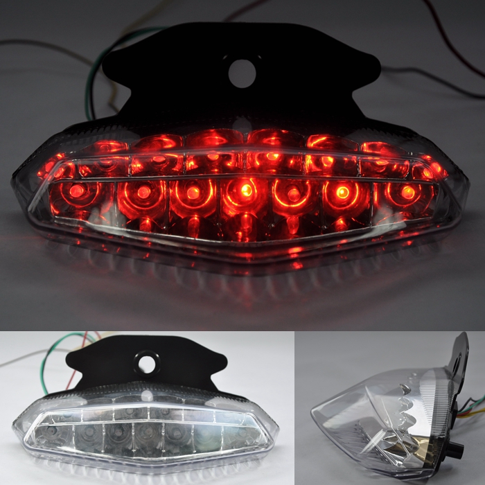 Motorcycle LED Turn Signal Tail Light Taillight For DUCATI Hypermotard 796 1100  2009 2010 2011 2012 2013 2014