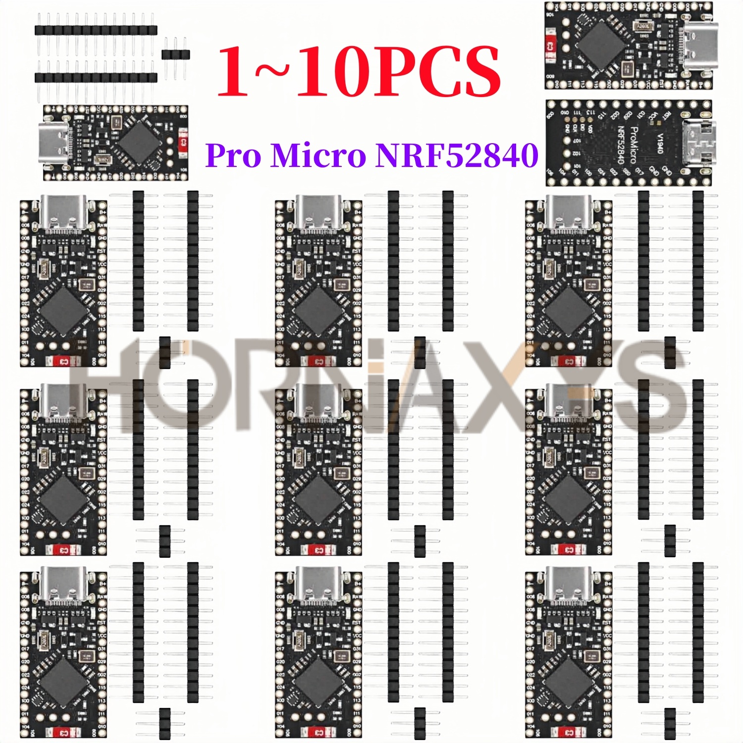 1 〜 10 個/NRF52840 開発ボード Nice!Nano V2.0 Bluetooth 充電管理 Pro Micro NRF52840 と互換性あり