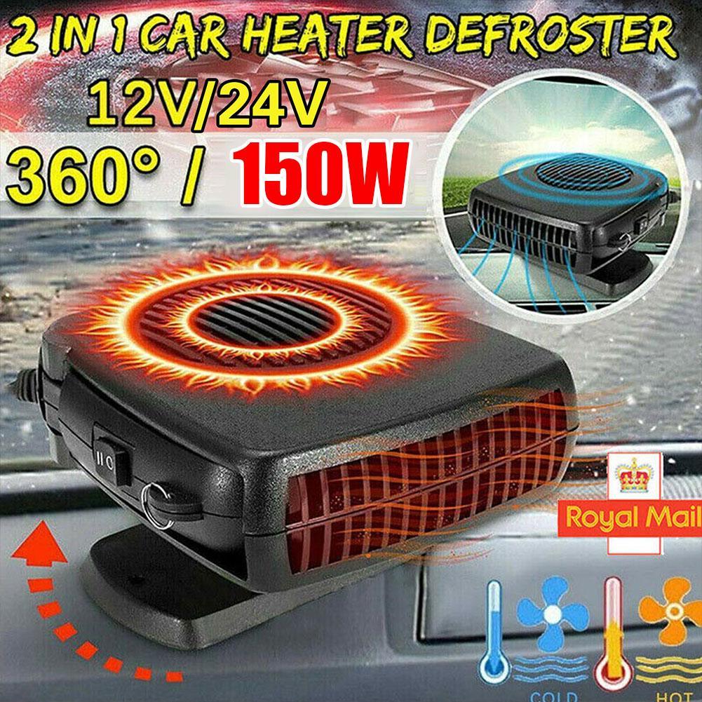 12 V/24 V 200 ワットポータブルカーヒーターファンフロントガラスデミスターデフロスター冷却加熱 2 で 1 電動ファン車トラック用