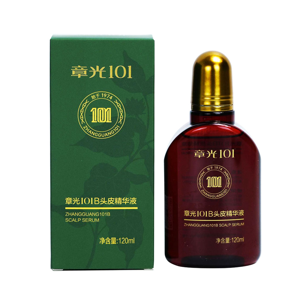 育毛剤張光 101B 頭皮血清 101M 120 ミリリットル強力な中国医学療法ヘアトリートメントエッセンス 100% オリジナル