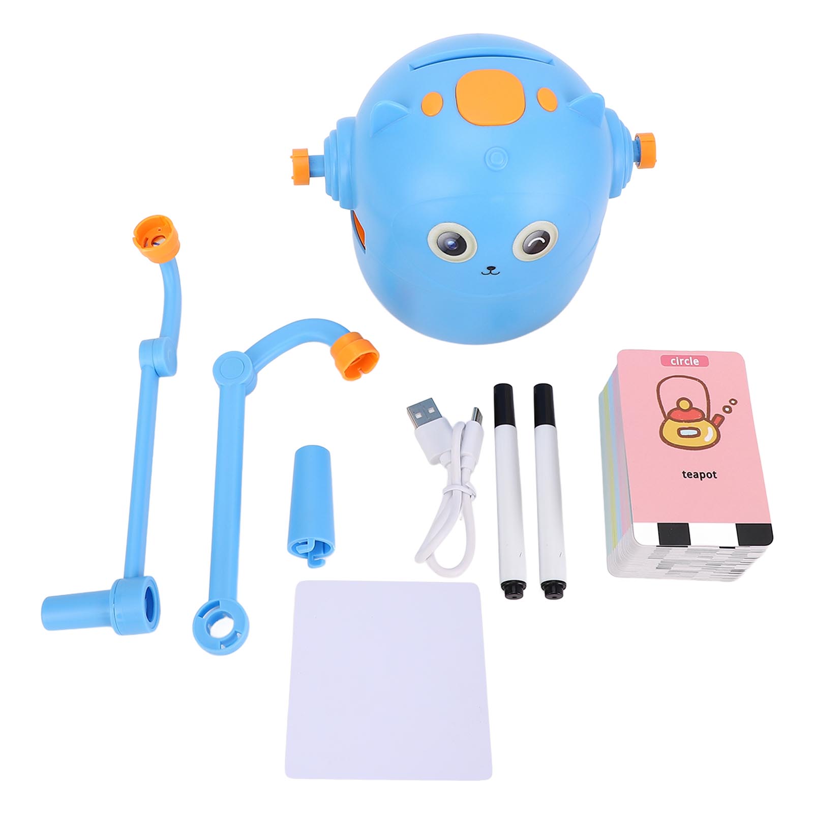 インタラクティブ教育描画ロボット ペイントロボット 子供用 早期教育玩具 100枚のカード付き 自動ペイントロボット
