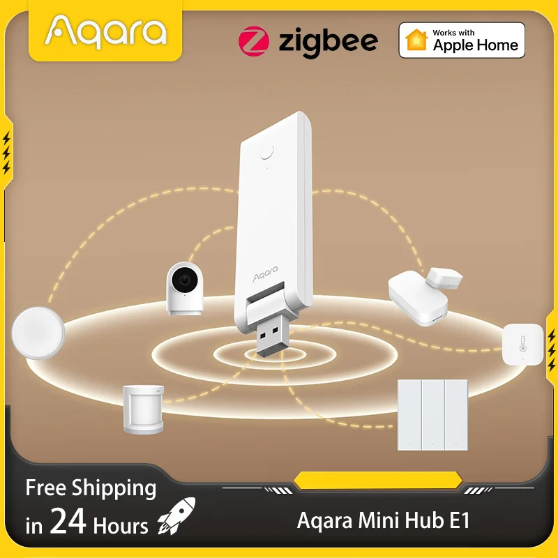 Aqara スマート ゲートウェイ E1 ハブ Zigbee 3.0 USB スマート ワイヤレス ハブ リモート接続スマート ホーム Xiaomi Mijia Apple Homekit APP 用