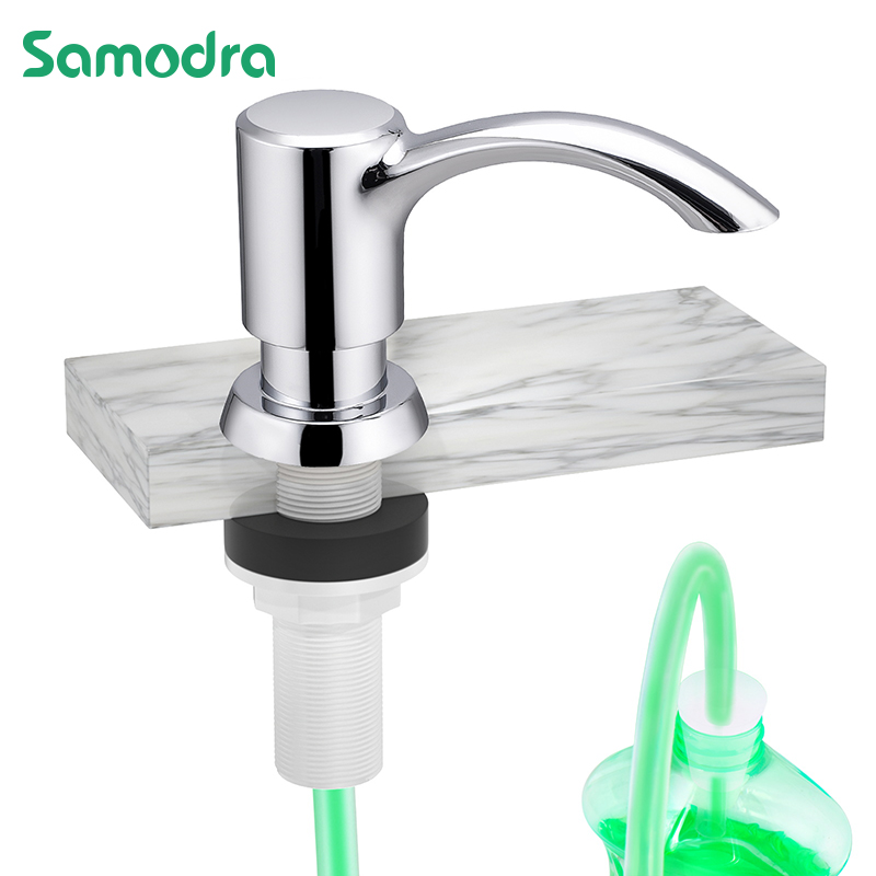 Samodra 液体石鹸ディスペンサー 100 センチメートルチューブ内蔵 5 色キッチン洗剤ディスペンサー石鹸キッチンアクセサリー