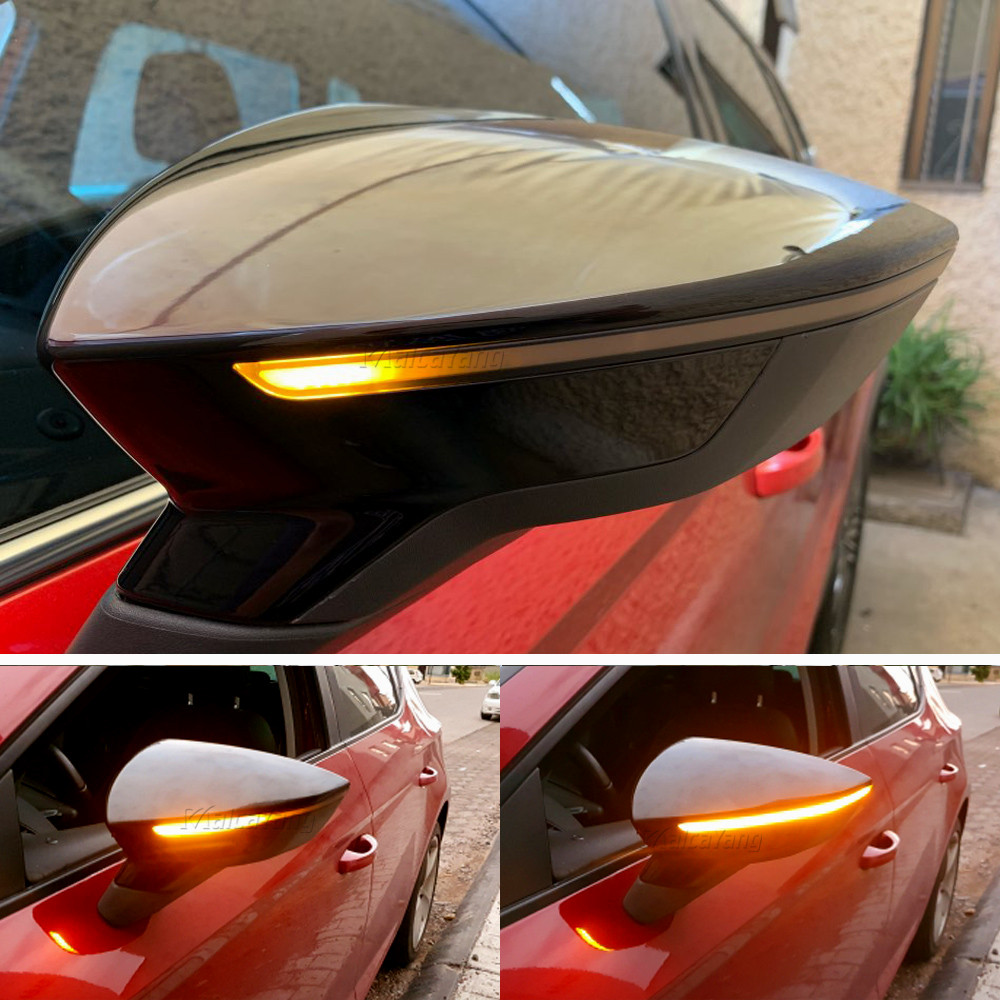 ダイナミック ウインカー セアト レオン III 5F ST FR キュプラ アロナ KJ7 LED ターンシグナルミラーインジケータライト 2013 2014 2015 2017 2018 2019