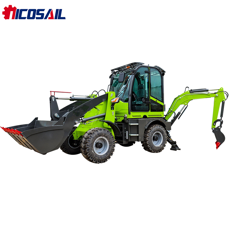 18-25 4x4 バックホーローダー多機能 2 in 1 掘削機ローダー CE EPA 建設農場用