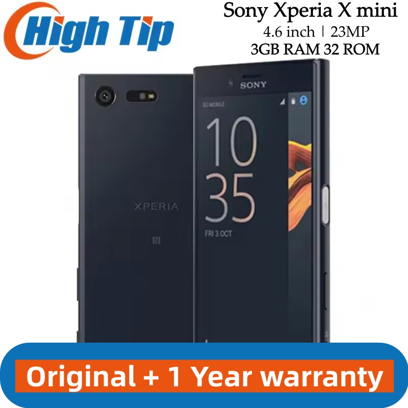 ロック解除されたオリジナル Sony Xperia X Compact F5321 SO-02J 4.6 "インチ 32 ギガバイト ROM シングル SIM アンドロイド オクタコア 23MP X ミニ携帯電話