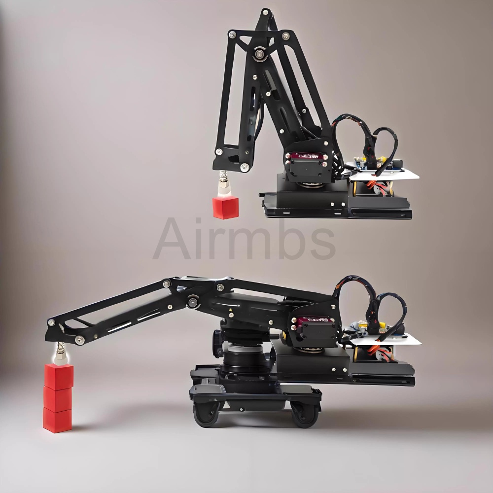Arduino 4 DOF ロボットアームマニピュレータメカニカルアーム 25 キロデジタルサーボモーター空気吸引ポンプ DIY ロボットおもちゃ
