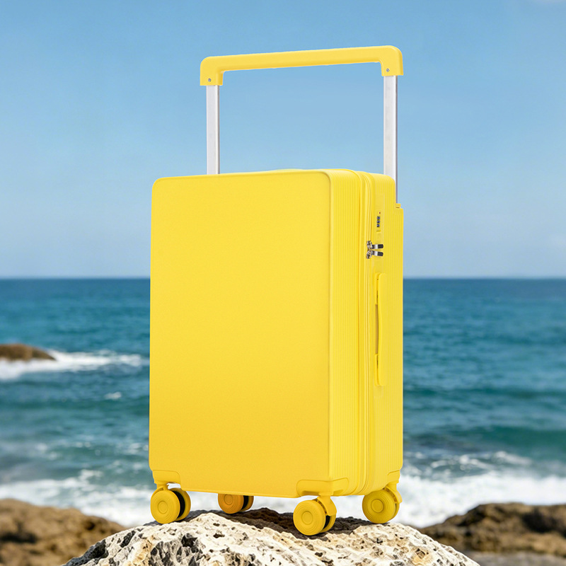 ワイドハンドル PC 荷物、20/24 インチ大容量機内持ち込み旅行スーツケース、コンビネーションロック付き