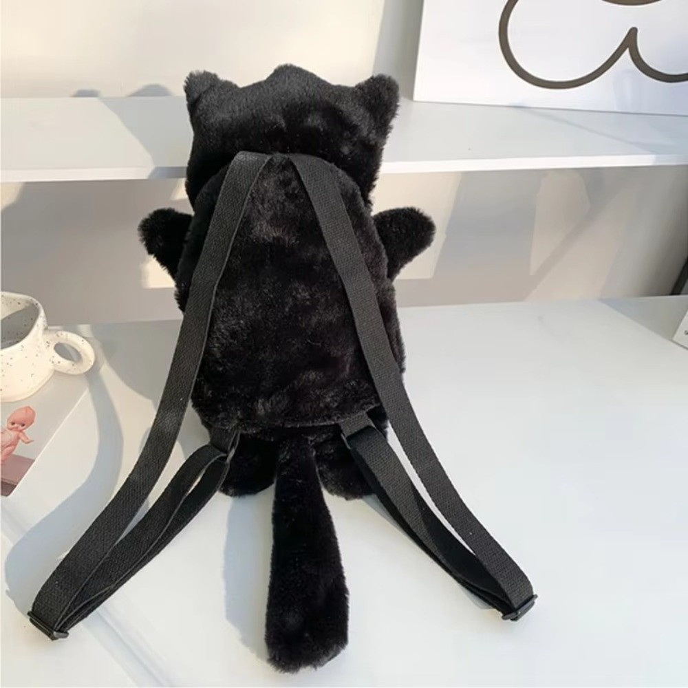 かわいいスカルバックパックかわいいハンドバッグ大容量ソフトふわふわクロスボディバッグ女の子女性のための