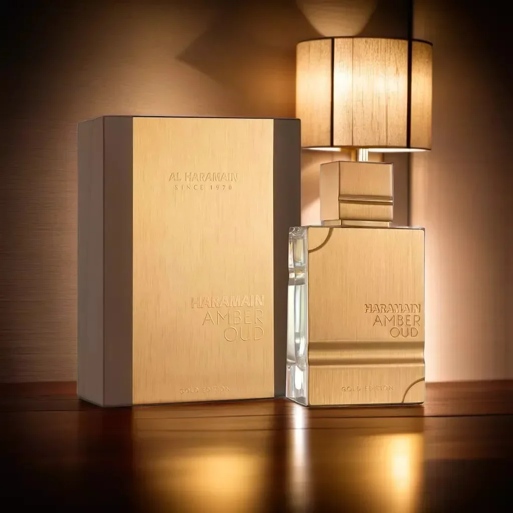 アル ハラメイン アンバー ウード ゴールド EDP 2.0オンス – アンバー バニラ ウード 香水、ハロウィン、感謝祭のギフト