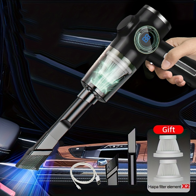 パワーデジタルディスプレイ付きコードレス掃除機 - 車用の強力な吸引力