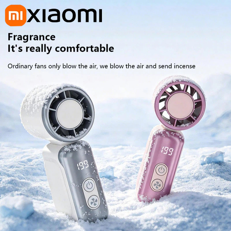 Xiaomi ミニポータブルハンドヘルドファンポケット小型ファン空気クーラー充電式屋外個人ハンドファン静かなミニファン旅行用