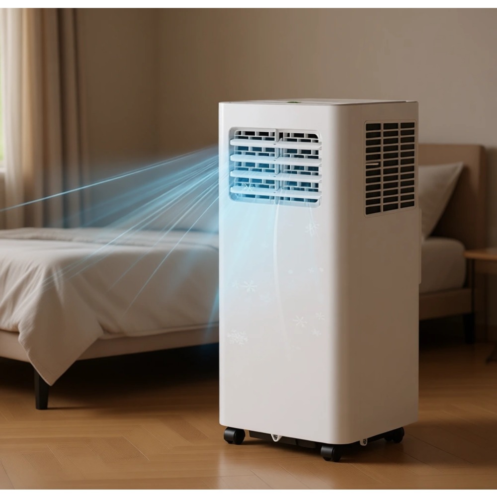ポータブルエアコン 12000 BTU スマート 4-in-1 ユニット、550 平方フィートの冷却、除湿器、ファン、リモコン、WiFi アプリ制御付き