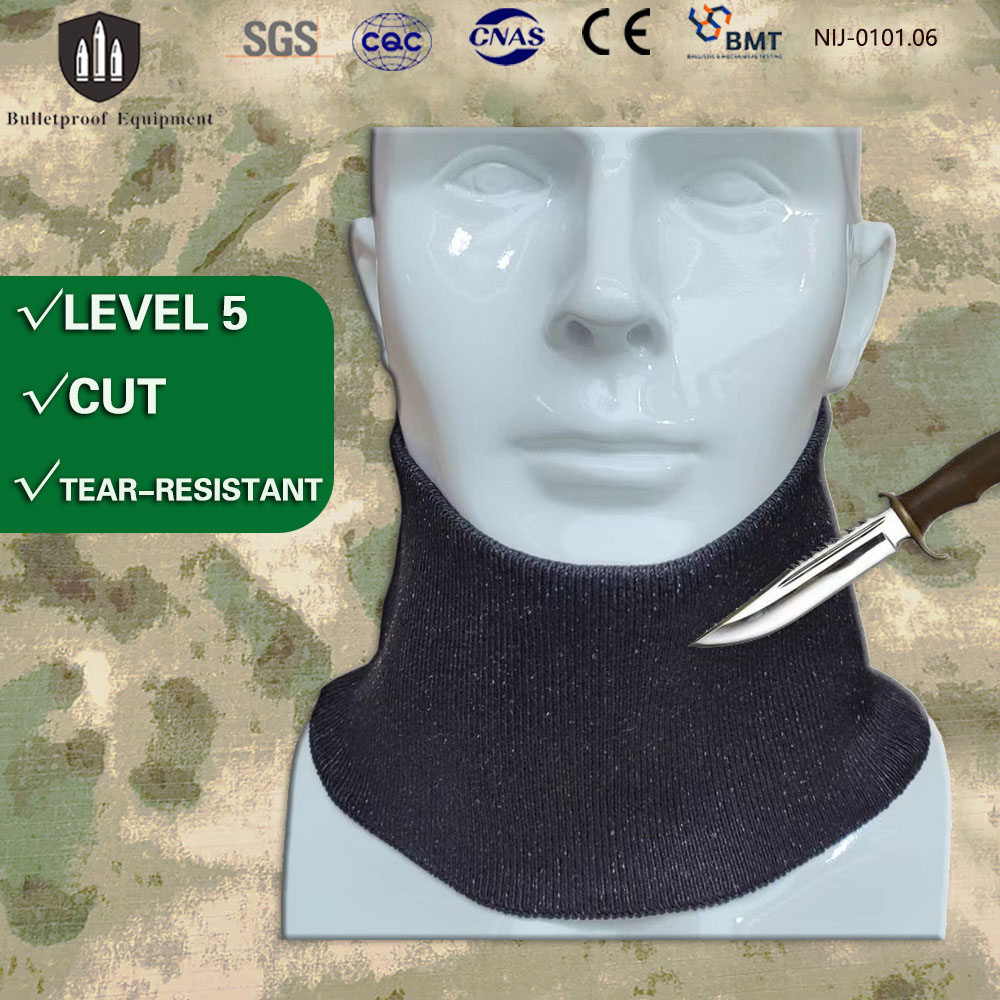 Self Defense Europe EN388 レベル 5 耐切創性安全ネックゲートル耐摩耗性
