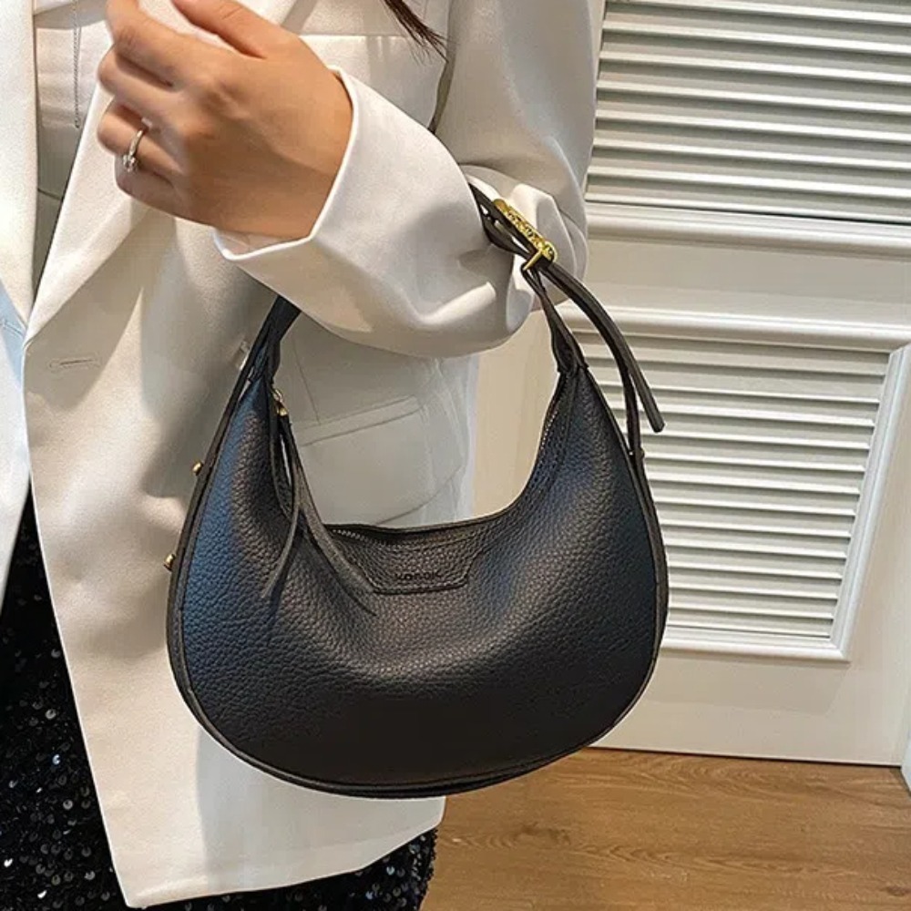 ファッションハンドバッグ脇の下バッグライチパターン Pu レザーショルダーバッグ大容量の女性のバッグ女性
