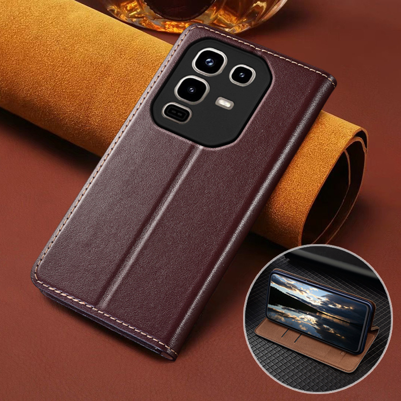 Infinix Note50 注 50 プロプラス 50S 50X フリップケースナパテクスチャ磁気カバー高級牛革本革財布ケース