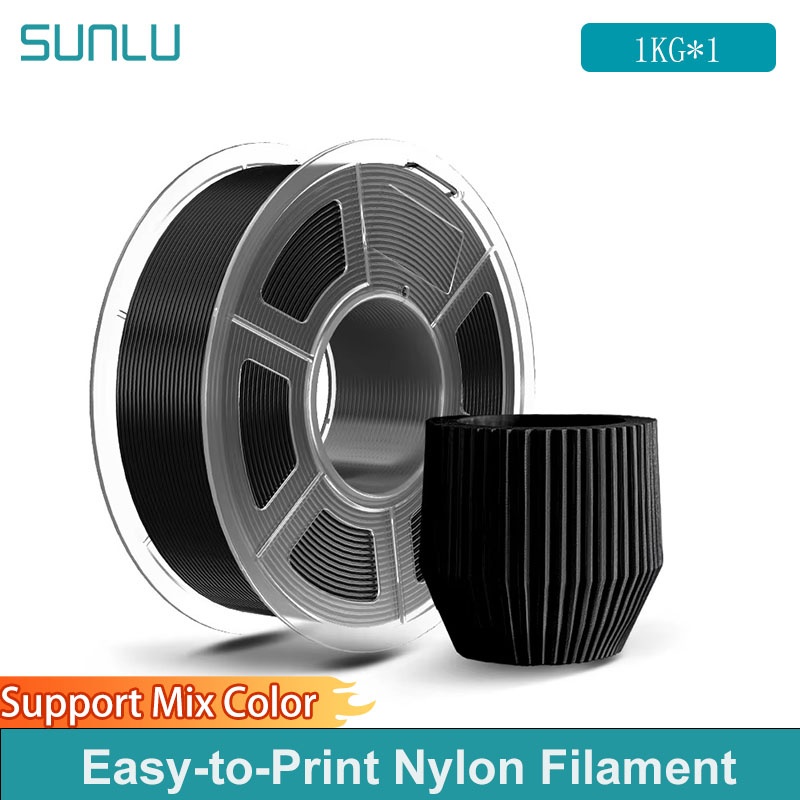 SUNLU 1 キロ印刷しやすいナイロンフィラメント耐熱 3D プリンタフィラメントひび割れなし反りのない 3D フィラメント