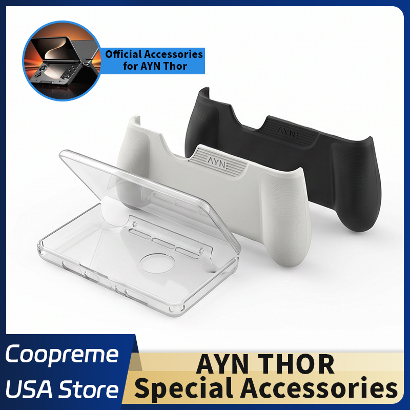 AYN THOR ゲームアクセサリーデュアルスクリーンフリップアップハンドヘルドデバイス保護ケース収納袋ストラップソフトバッグ AYN THOR