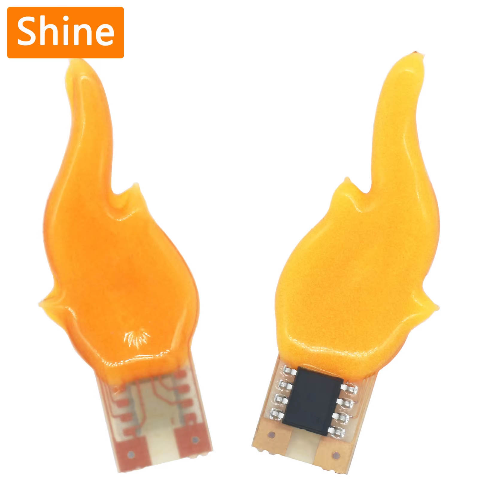LED DC3v 5v キャンドル炎ランプ穂軸 DC3.7v LED 電球ダイオードパーティーキャンプ装飾ホーム電球アクセサリー DIY LED チップ