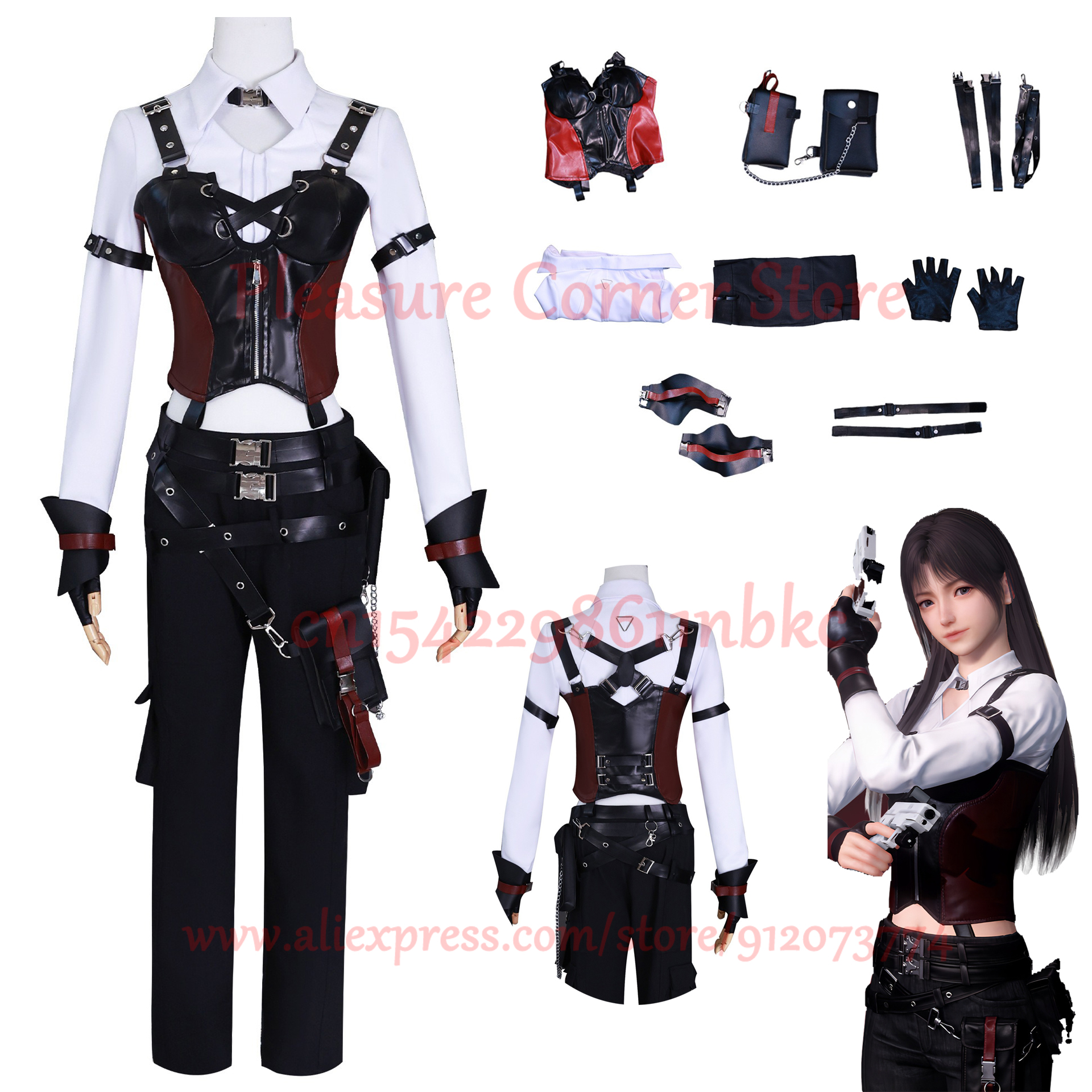 愛とディープスペースヒロインゼインザビエルラファエルコスプレ衣装フルセット衣装ミスハンターコスプレ衣装制服