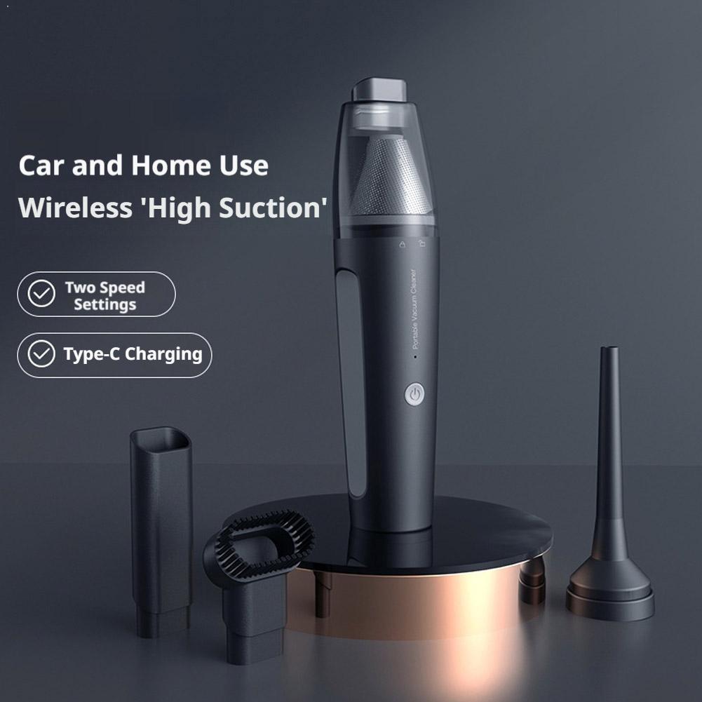 コードレスハンドヘルド掃除機強力な吸引ポータブル充電式ミニ掃除機車のホームオフィスペットの毛のキーボード