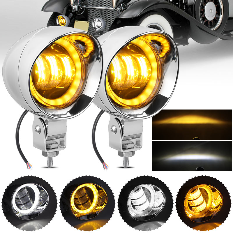 オートバイ LED ヘッドライト駆動弾丸フォグランプスポットライト LED ワークライトバーホンダ、ヤマハ、スズキカワサキトラック ATV UTV