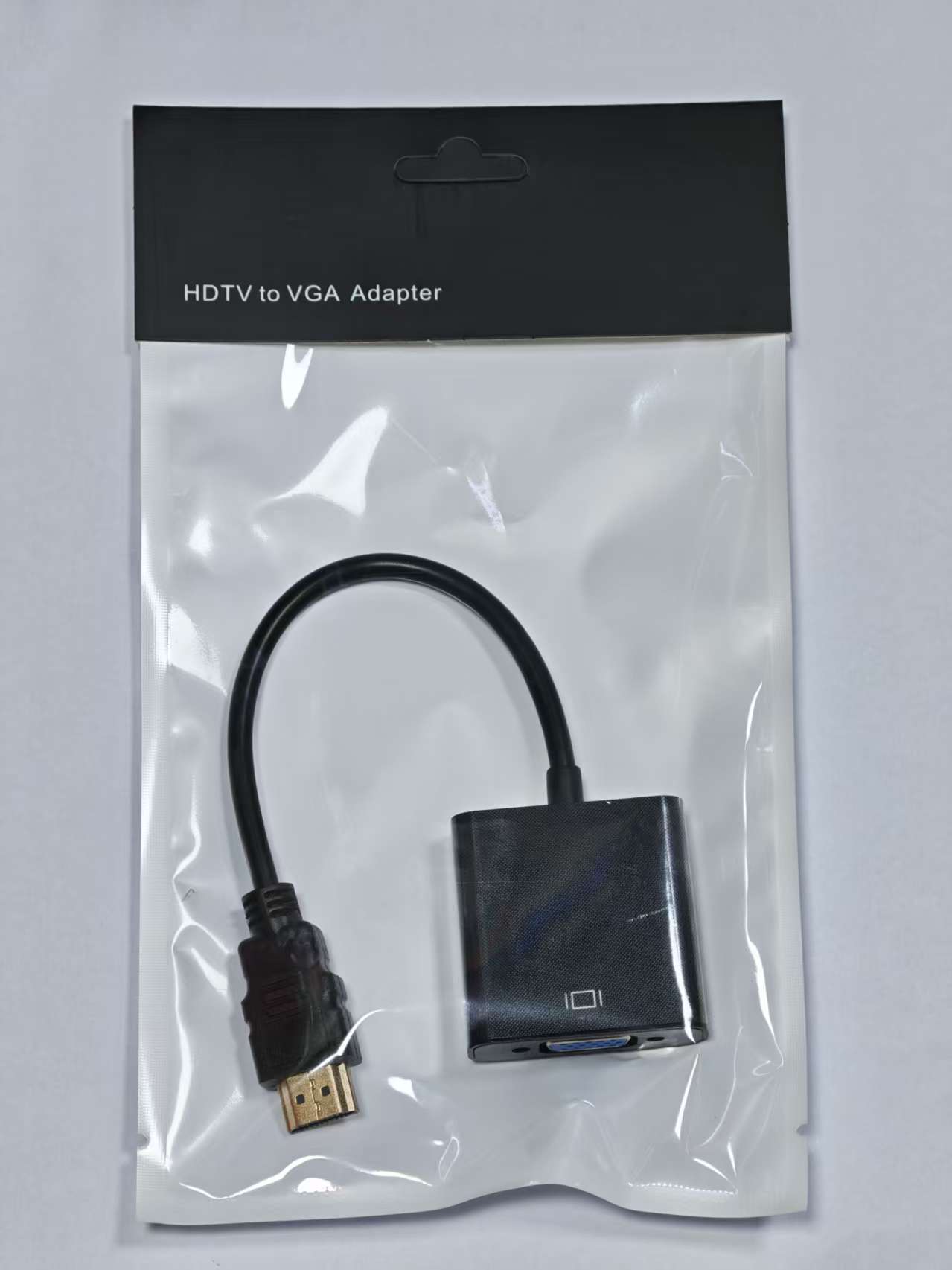 HDTV - VGA アダプター OEM ABS 素材 中国製、デスクトップ ラップトップ モニター プロジェクター コンピューター アクセサリー用