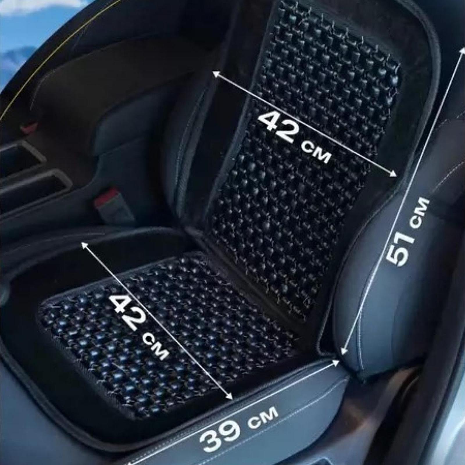 汎用木製ビーズカーシートカバー多目的マス抗汗アクセサリー