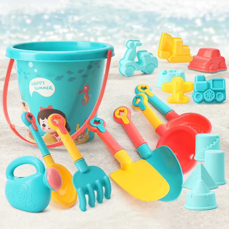 子供のためのビーチのおもちゃ砂セット砂バケツビーチシャベルのおもちゃ幼児夏のビーチゲーム子供のおもちゃ水遊びツール
