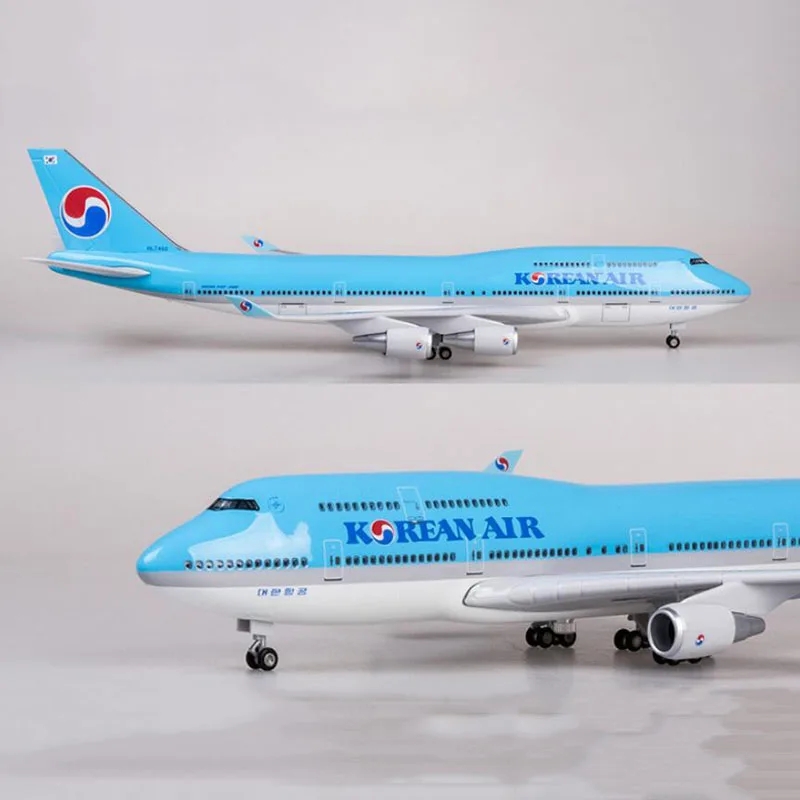 B747 韓国 1/160 大型 47 センチメートルスケール飛行機のおもちゃ子供のための大人の模型飛行機 747 スタンド付き航空愛好家へのギフト