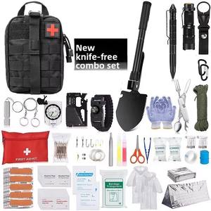 アウトドア用品 カモフラージュ サバイバルツールセット 多機能 キャンプ・旅行用装備 野外用EDC 緊急用・戦術用