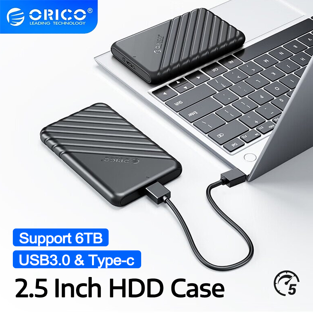 ORICO 2.5 "ハードドライブエンクロージャ 2.5 インチ HDD ケース USB タイプ C SATA 5Gbps SSD HDD 9.5 7 ミリメートル外付けハードドライブディスクケース PC 用