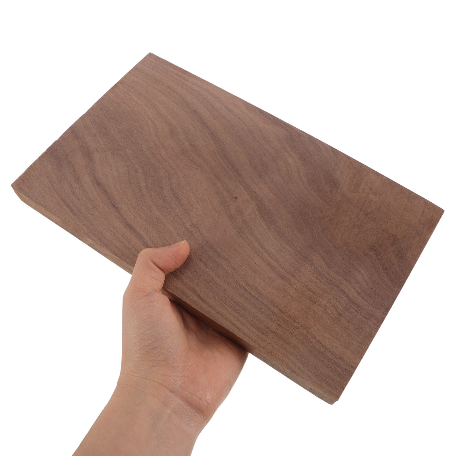 クルミ広葉樹板 25 × 15 × 2 センチメートル天然木目クルミ材ボード切断彫刻木材ブランク DIY 工芸品テーブルトップ