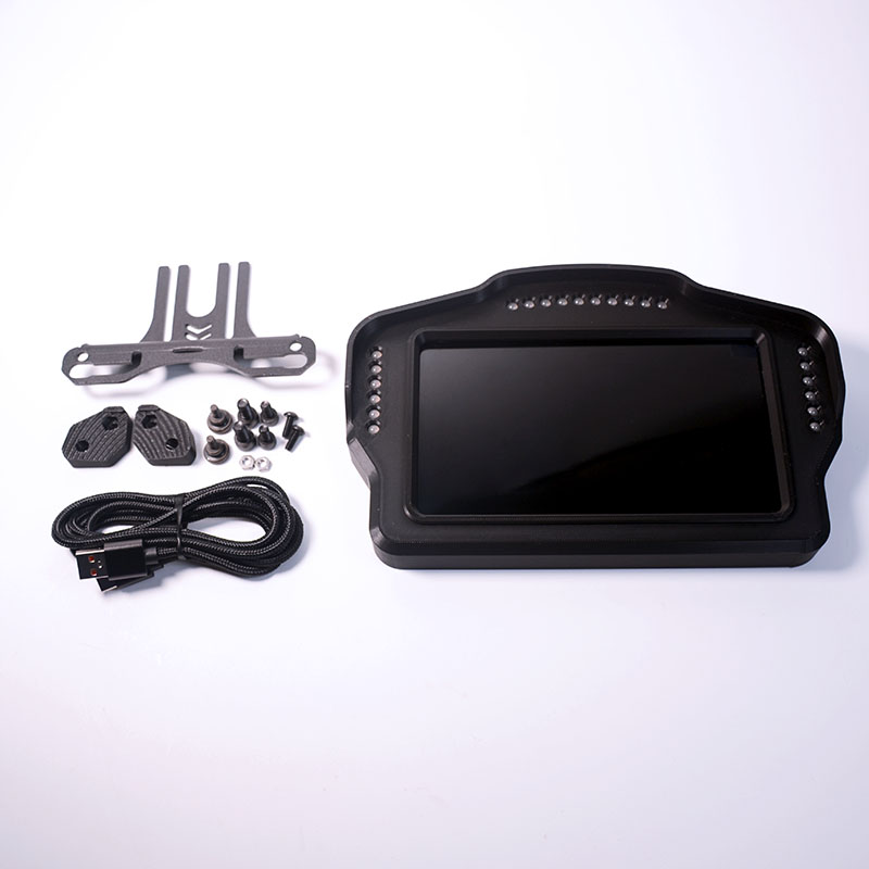 Sim Racing用7インチ多機能ダッシュボードスピードスクリーン、MOZA、FANATEC、Simagic、Logicool G29アクセサリと互換性あり