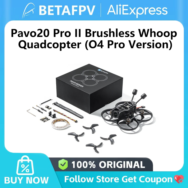BETAFPV Pavo20 Pro II ブラシレス Whoop クアッドコプター O4 Pro バージョン 2.2 インチ Cinewhoop FPV ドローン O4 Pro カメラ付き