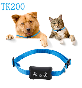 DAGPS Tk200 ペット用ミニワイヤレススマートGPSトラッカー Tk909 1ヶ月の長時間バッテリー駆動、犬や猫に最適、無料の追跡アプリ付き