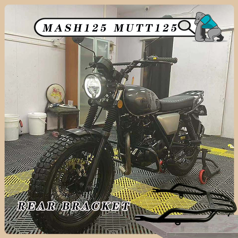 オートバイアクセサリーリアキャリア荷物ラックテールボックスフィクサーホルダー貨物ブラケット svartpilen MASH125 MASH250 MUTT125