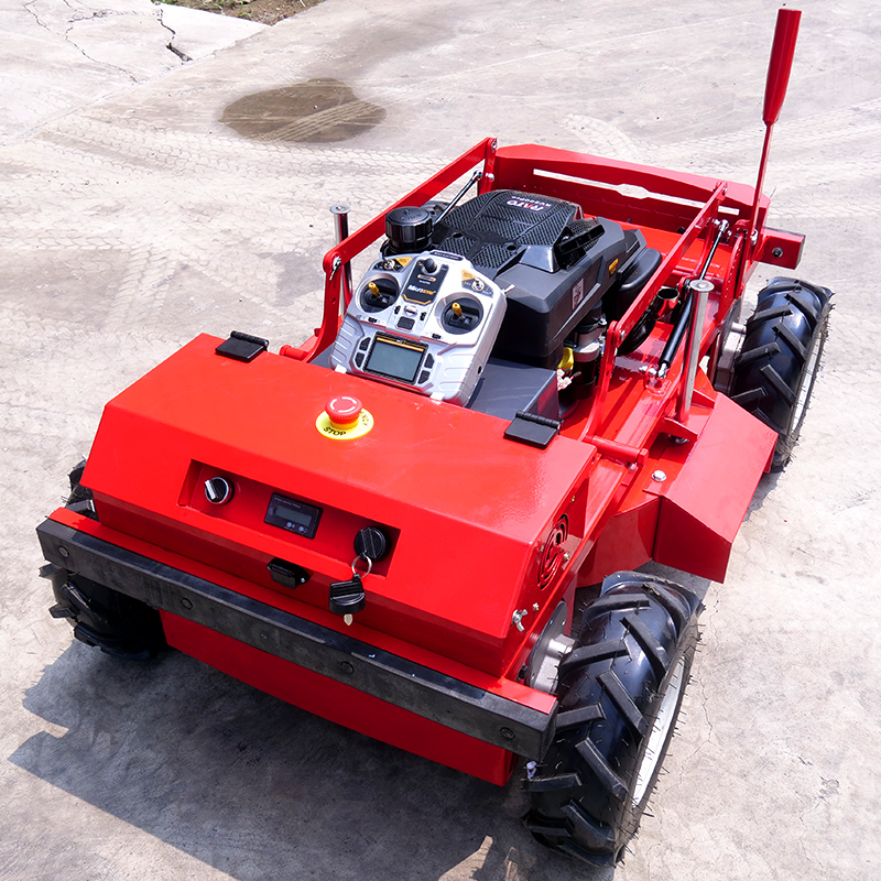カスタマイズされたロボット格安切断草機械ロボットリモートコントロール芝刈り機農場用