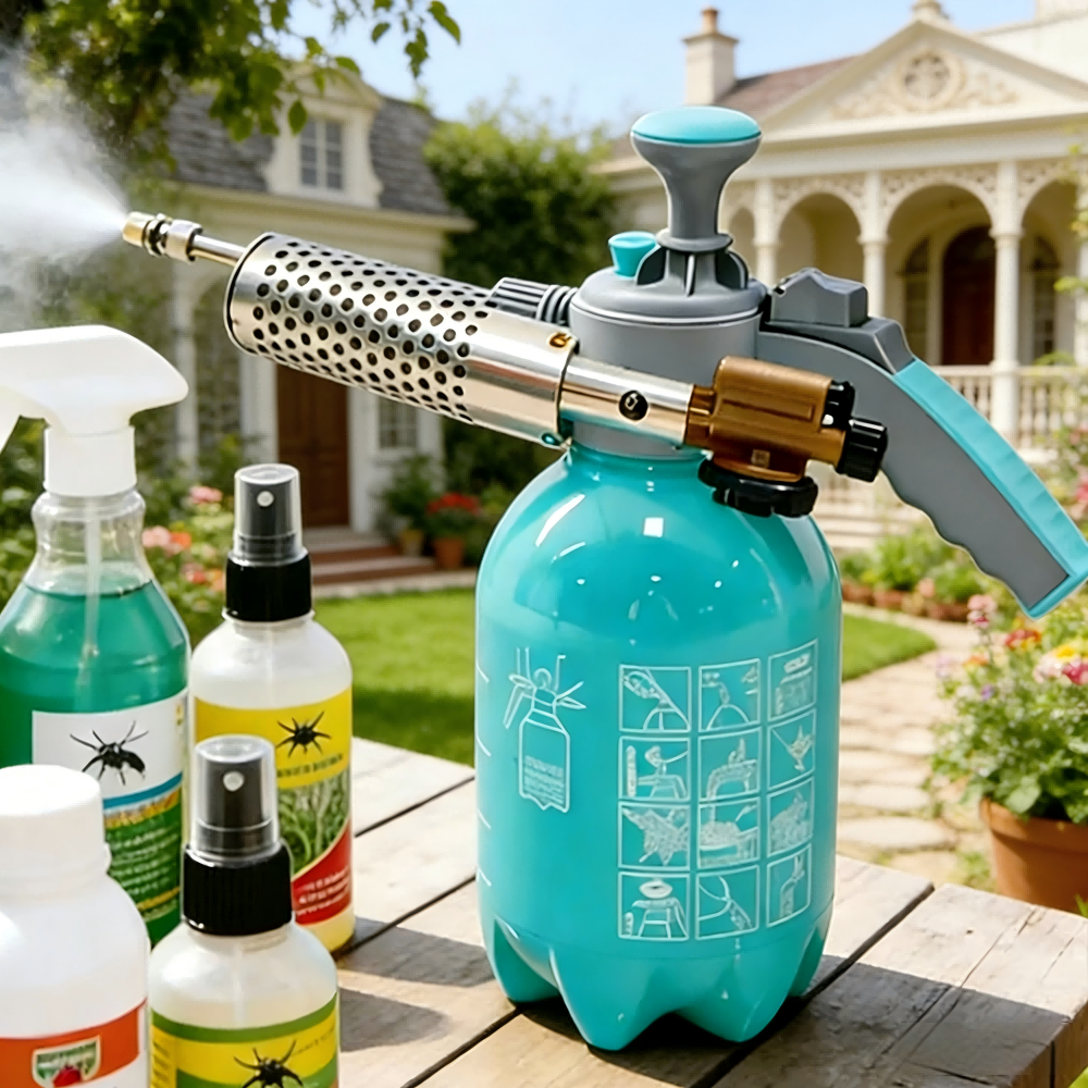 ハンドヘルド煙噴霧器 2L ポータブル熱噴霧器害虫駆除蚊キラー消毒噴霧器庭の下水道用
