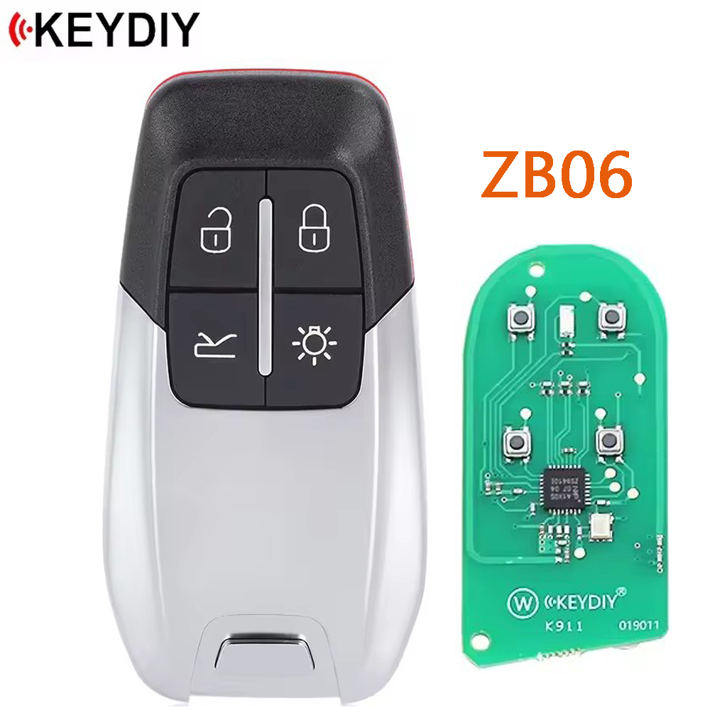 1 ピース KEYDIY ZB06 ユニバーサルスマートリモートキー KD ZB シリーズフェラーリスタイル KD-X2 KD-MAX キープログラマーロゴなし