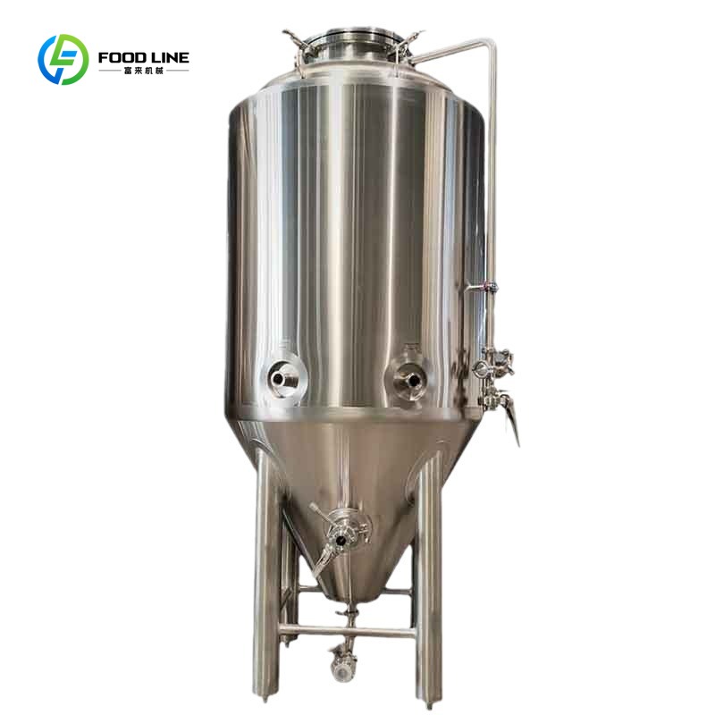 カスタマイズされた 200L 醸造所垂直ステンレス鋼冷却ジャケット付き円錐形ビール発酵発酵槽タンク地ビール醸造所用