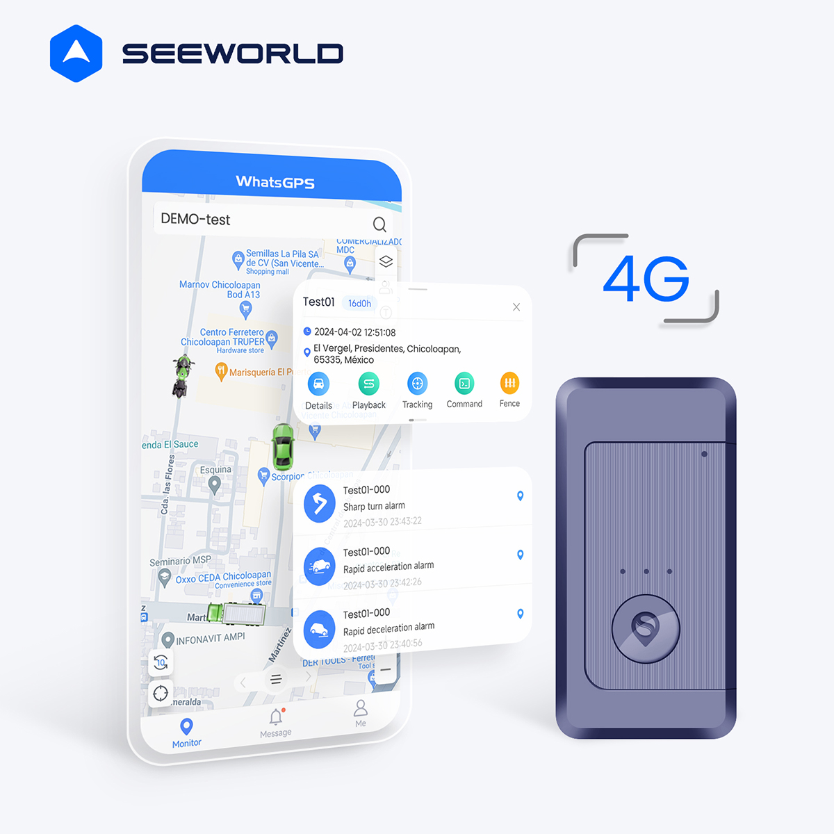 無料アプリ GPS 追跡システム ロングスタンバイ 強力な磁石 リアルタイム位置トラッカー GPS マイク付き S21L
