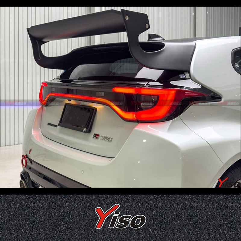 GR YARIS 改 Rally2 カーボンファイバーテールトップ BIG Empennage GR YARIS 大型 WING カーボンファイバースポイラーに最適
