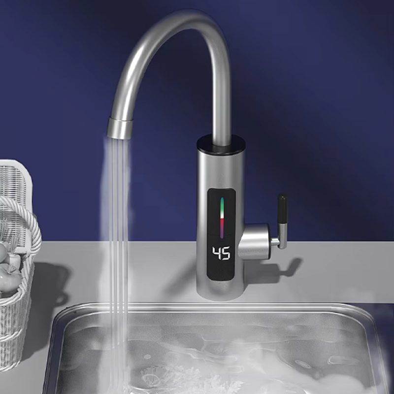 3000 ワット 220 ボルト電気キッチン給湯器タップステンレス鋼 LED デジタルインスタント温水蛇口ヒーター冷暖房蛇口