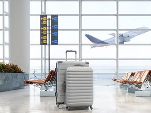 Custom 20-inch Carry-On Luggage: Durable Airline-Approved Luggage with Smooth Omni-Directional Wheels and a Security Lock—Compact Carry-On Bag