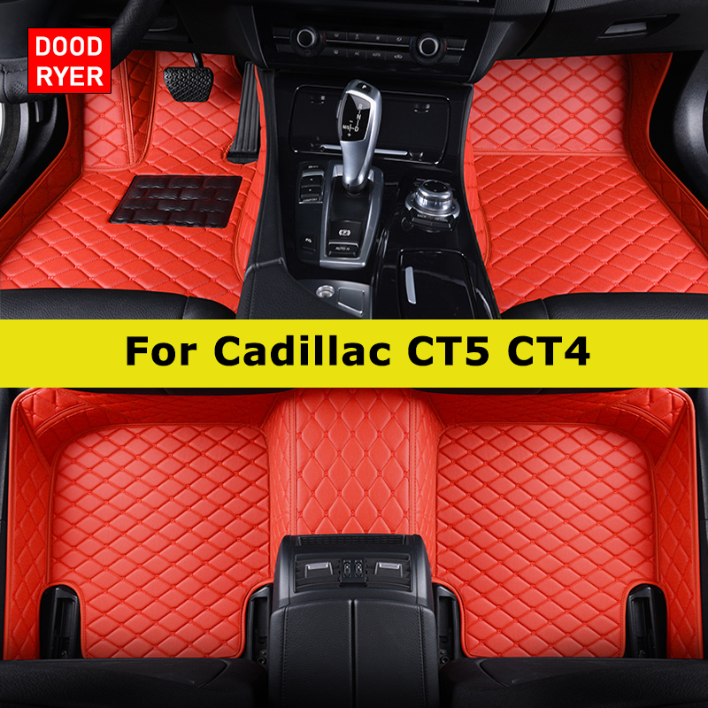 DOODRYER カスタム車のフロアマットキャデラック CT5 CT4 GT4 自動車カーペットフットコシュ Accessorie