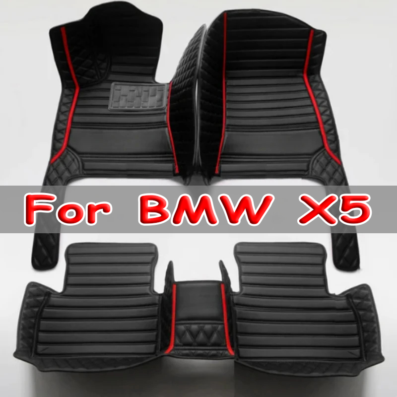 車のフロアマット BMW X5（5 席）E70 2008 2009 2010 2011 2012 2013 カスタム自動フットパッド自動車カーペットカバー