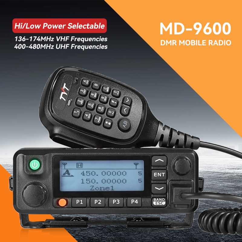 TYT MD-9600 PLUS GPS AES256 デュアルバンド MD9600 MD 9600 PLUS DMR 車移動無線トランシーバーアマチュア無線デジタルトランシーバー
