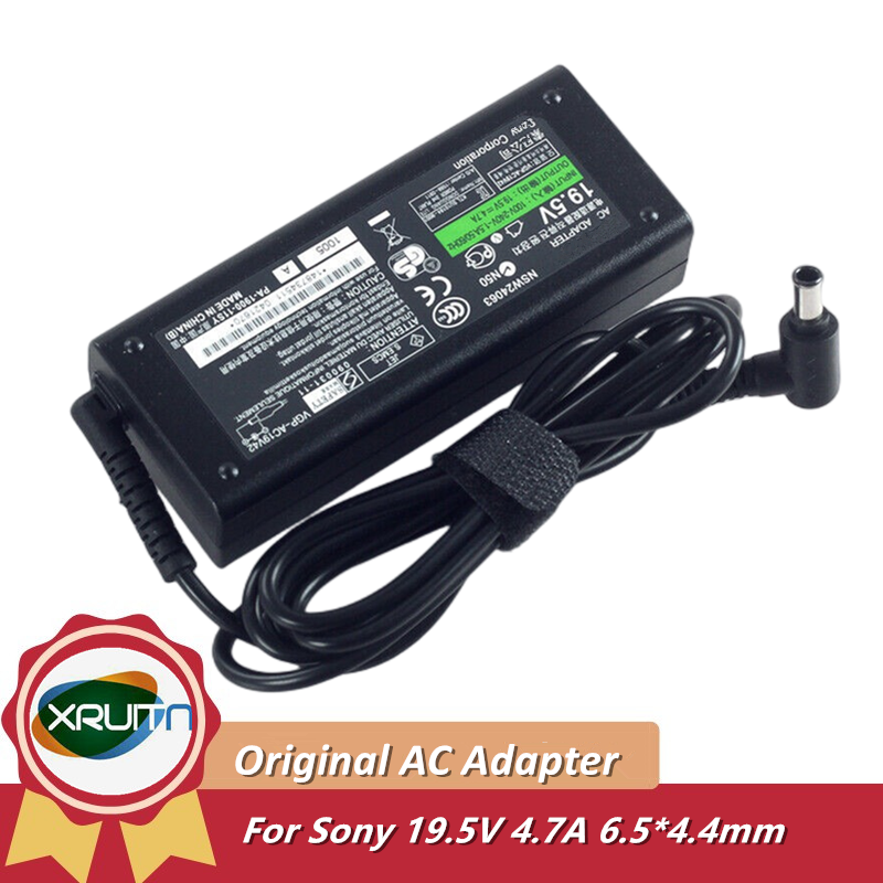 Genuine 90W 19.5V 4.7A AC/DC Adapter For Sony VAIO VGP-AC19V42 Bravia TV Power Supply KD-55XD9305 KD-65XD9305 VGP-AC19V26