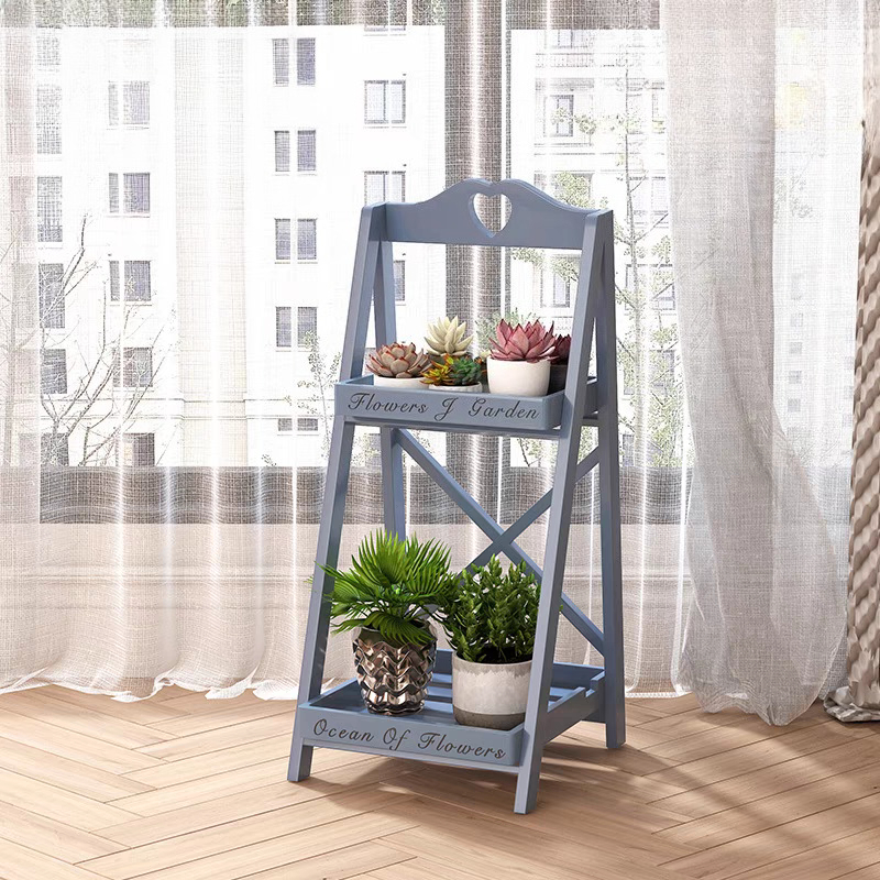プラスチック屋内植物スタンドイン折りたたみバルコニー植物ラックポータブル屋外収納棚植木鉢スタンドベッドサイド収納ラック